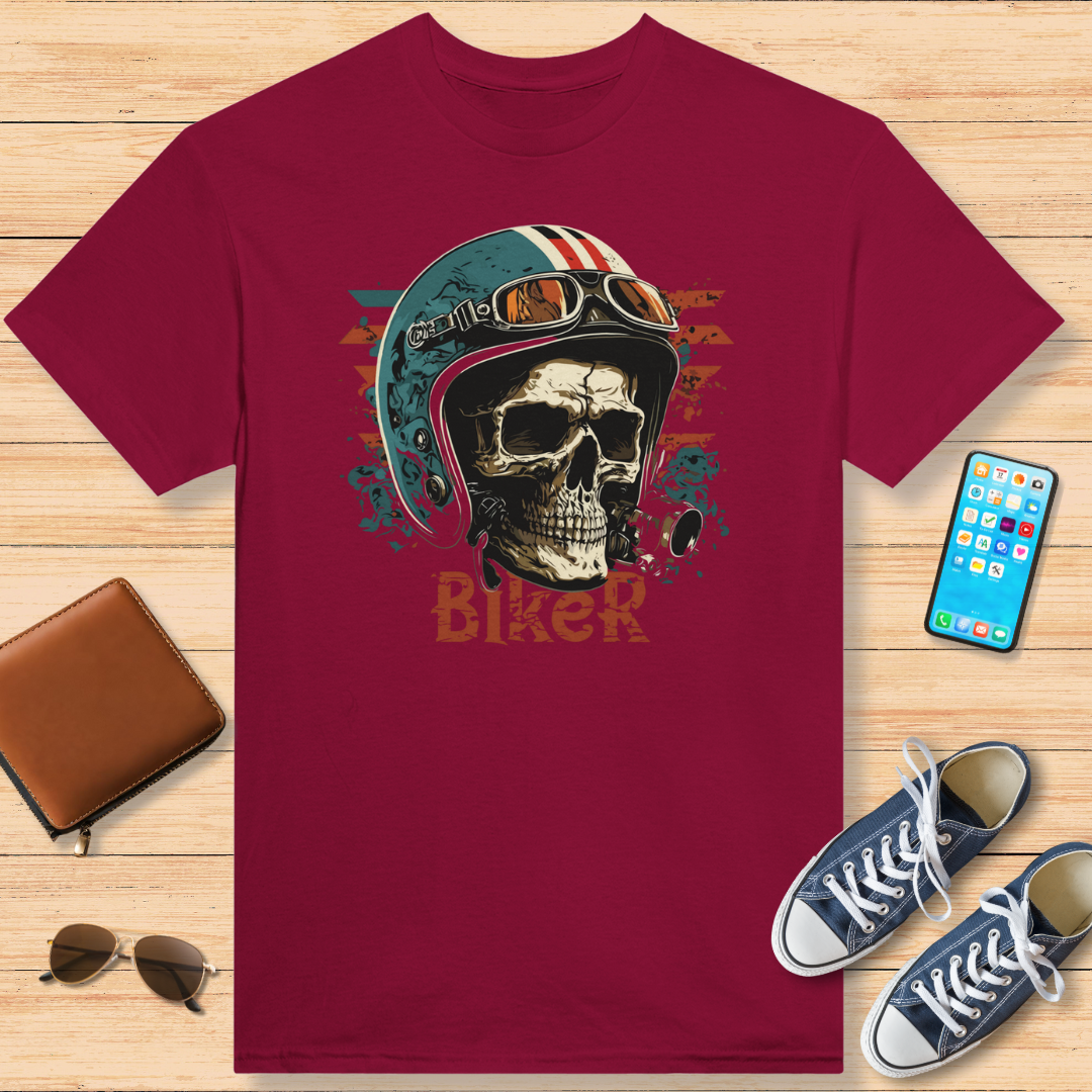 Biker Skull T-Shirt