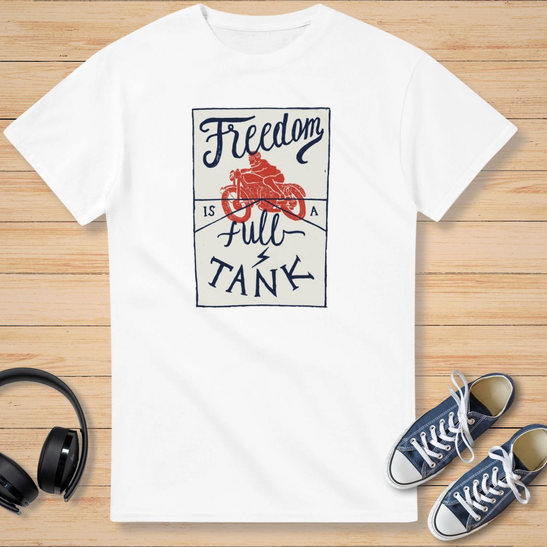 Freedom T-Shirt Blanc