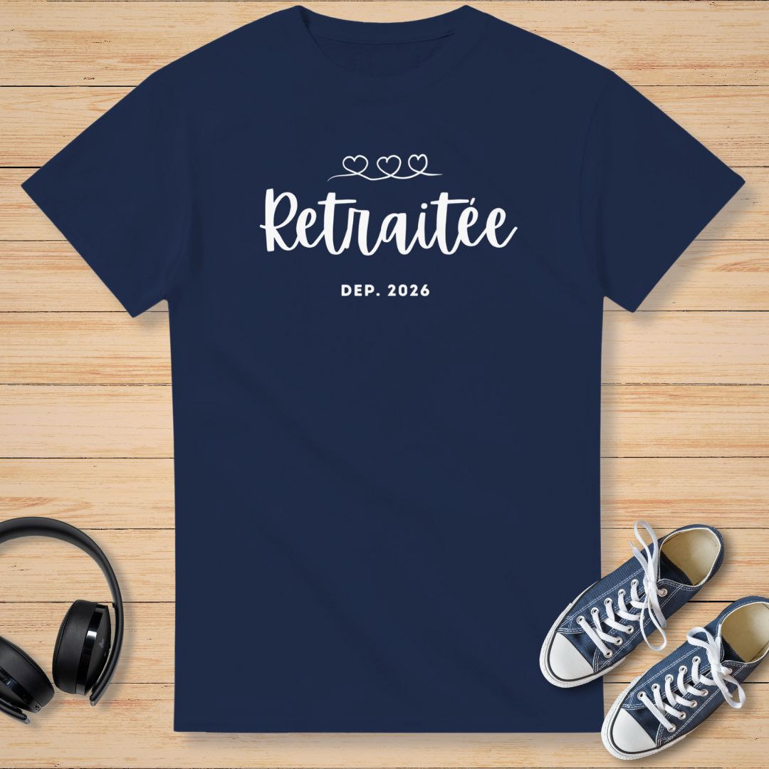 Retraitée 2026 T-Shirt