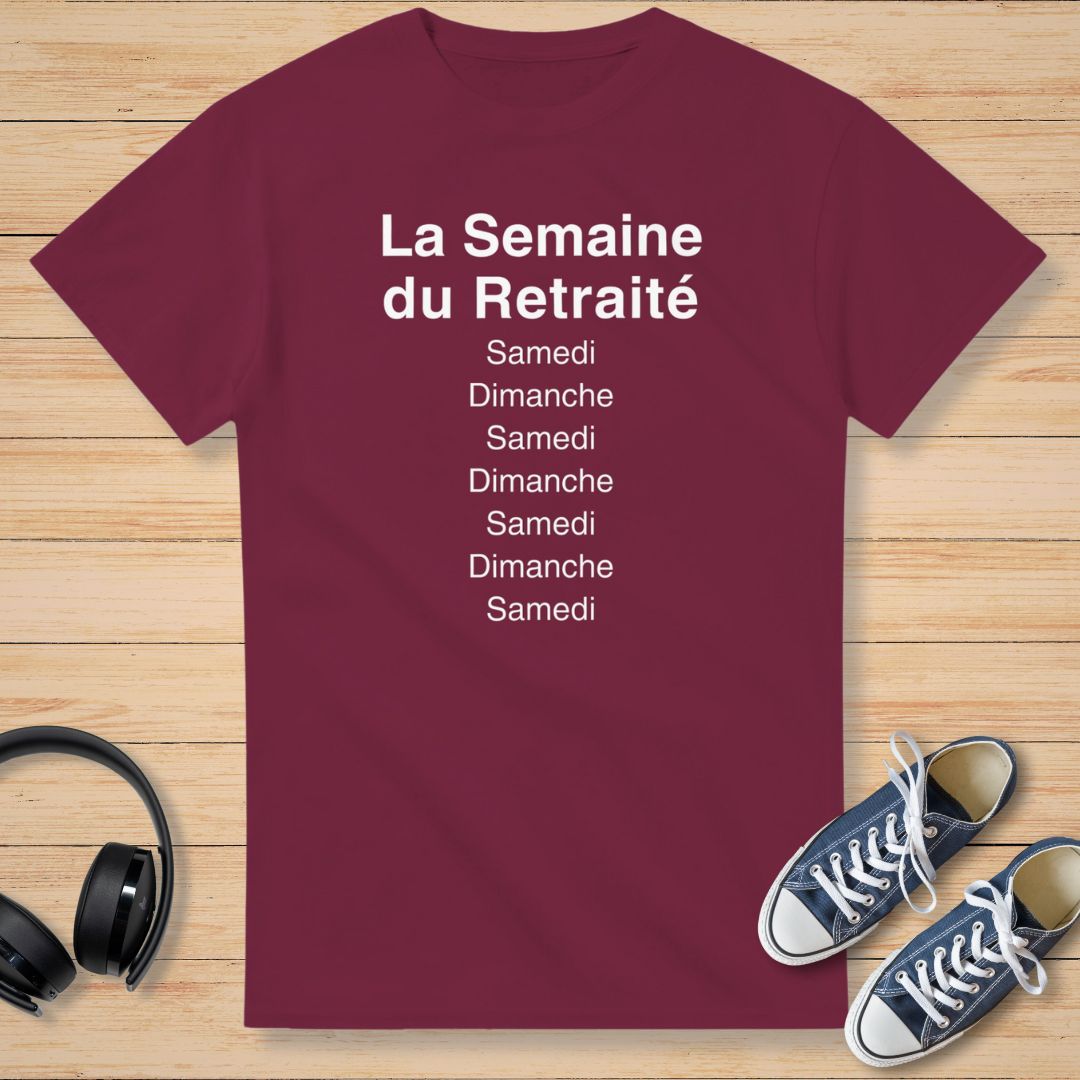 La Semaine T-Shirt Bordeaux