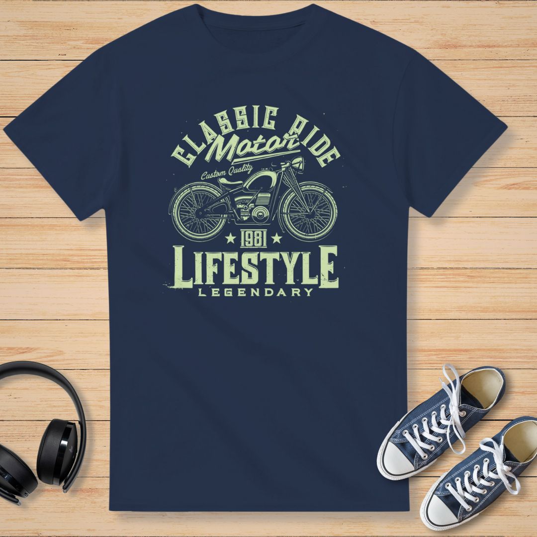 Classic Ride T-Shirt Marine