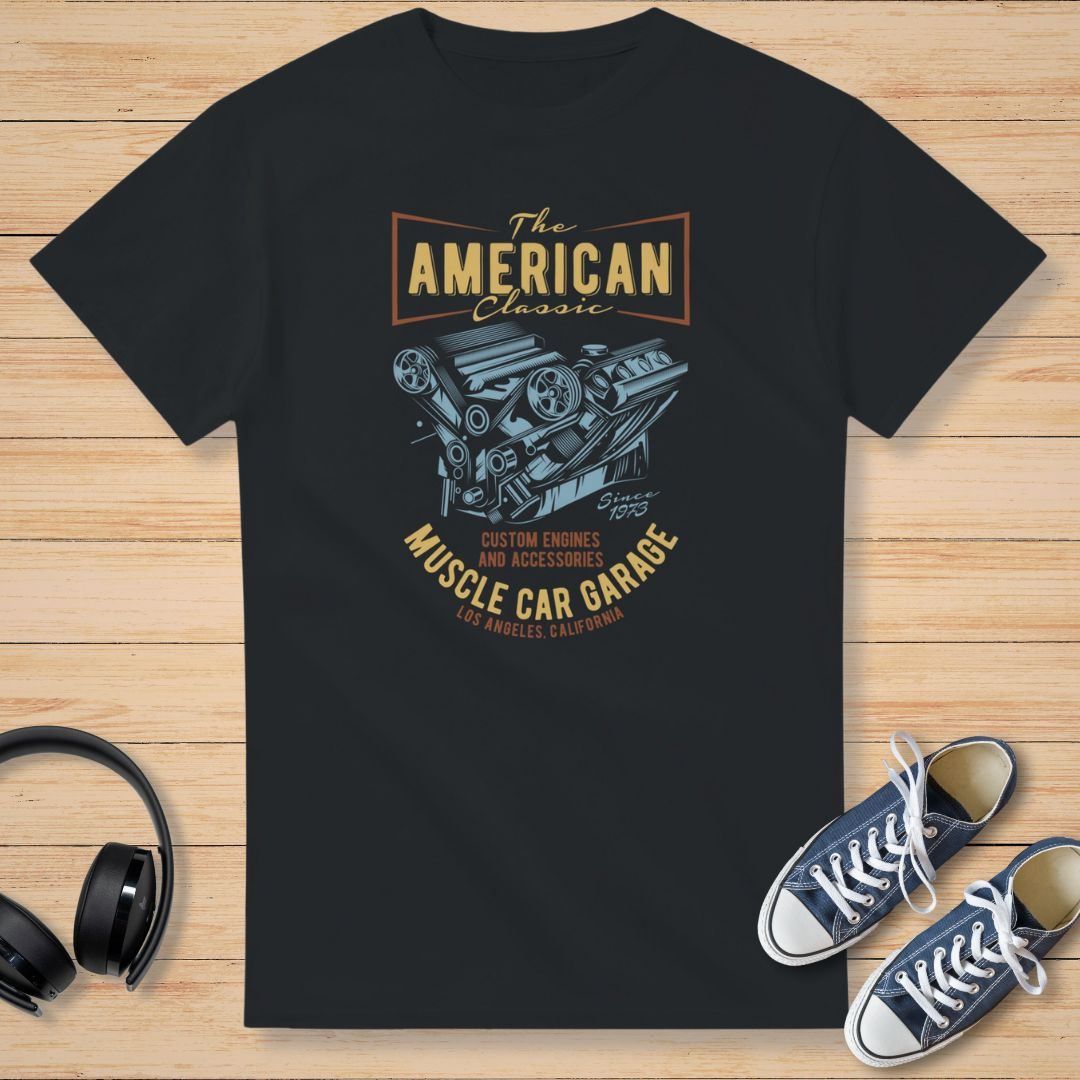 Muscle Car T-Shirt Black