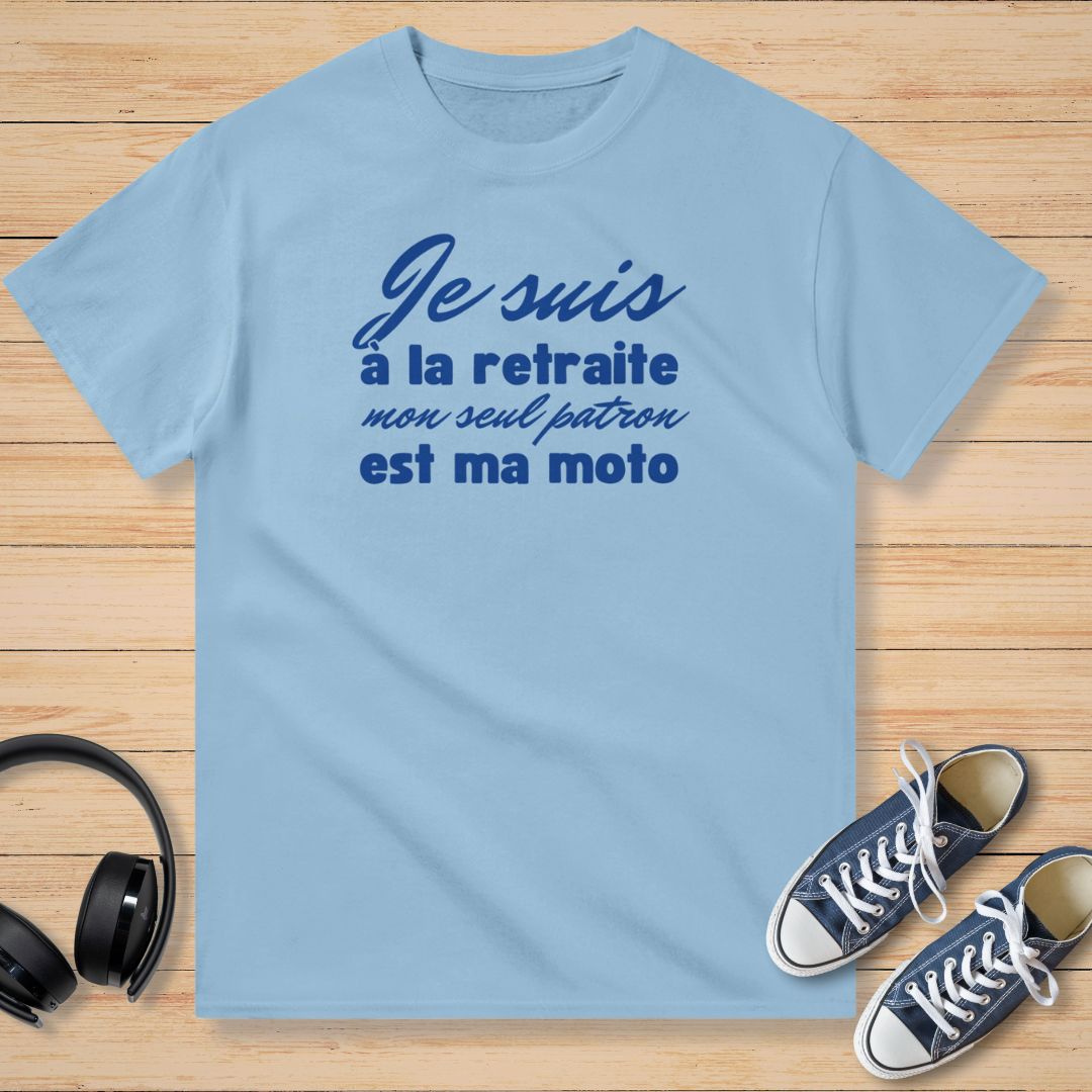 À La Retraite Bleu T-Shirt Light Blue