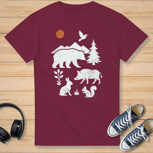 Ours T-Shirt Bordeaux