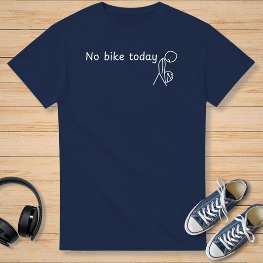 No Bike Today T-Shirt Navy
