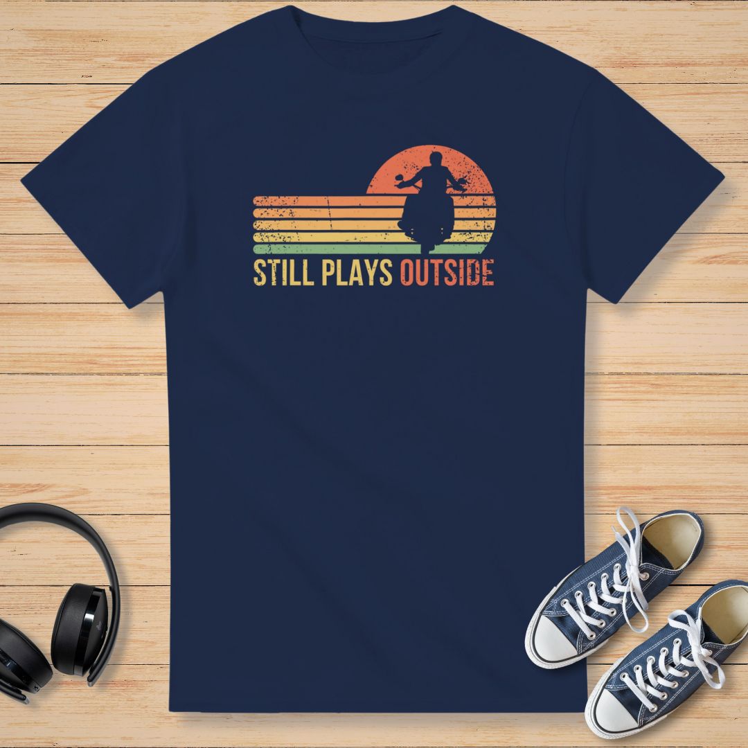 Plays Outside T-Shirt Navy