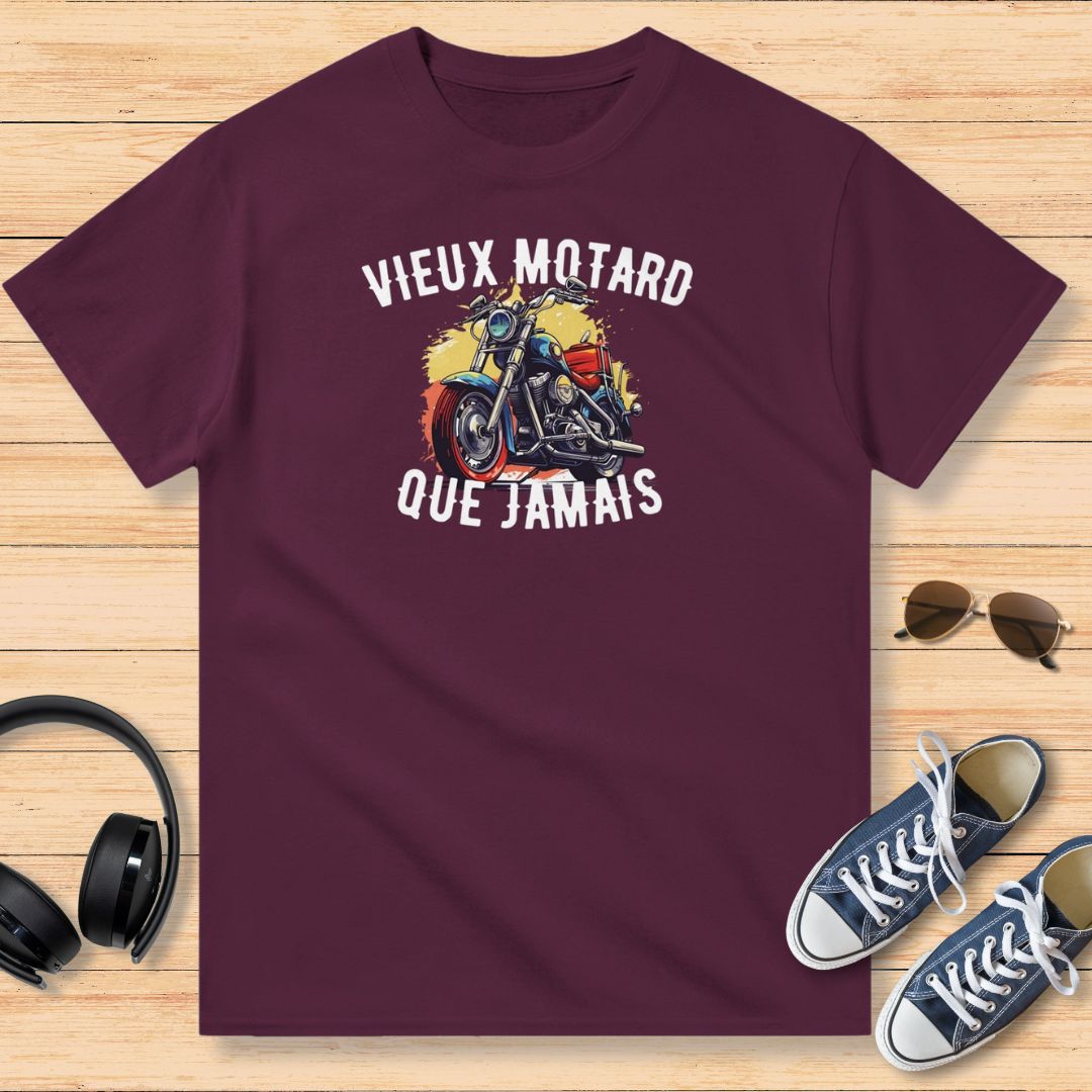 Vieux Motard Que Jamais T-Shirt