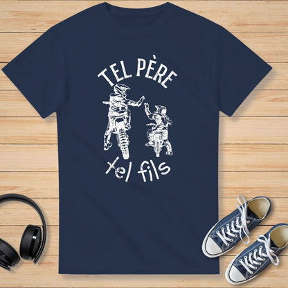 Père Fils T-Shirt Marine