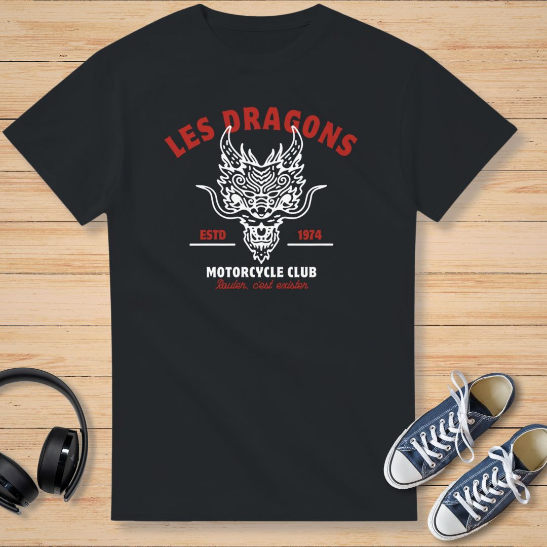 Les Dragons T-Shirt Noir