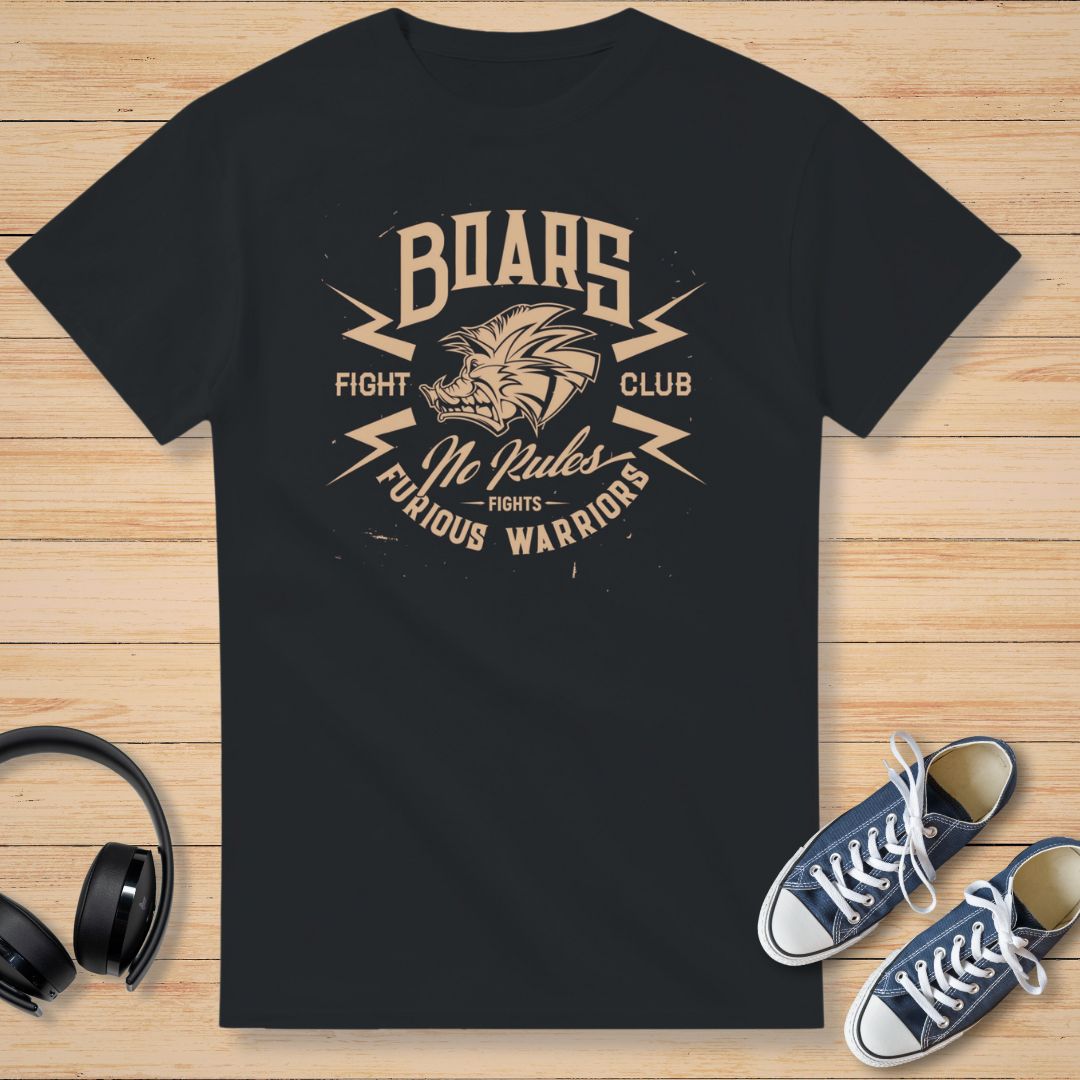 Boars Club T-Shirt Noir