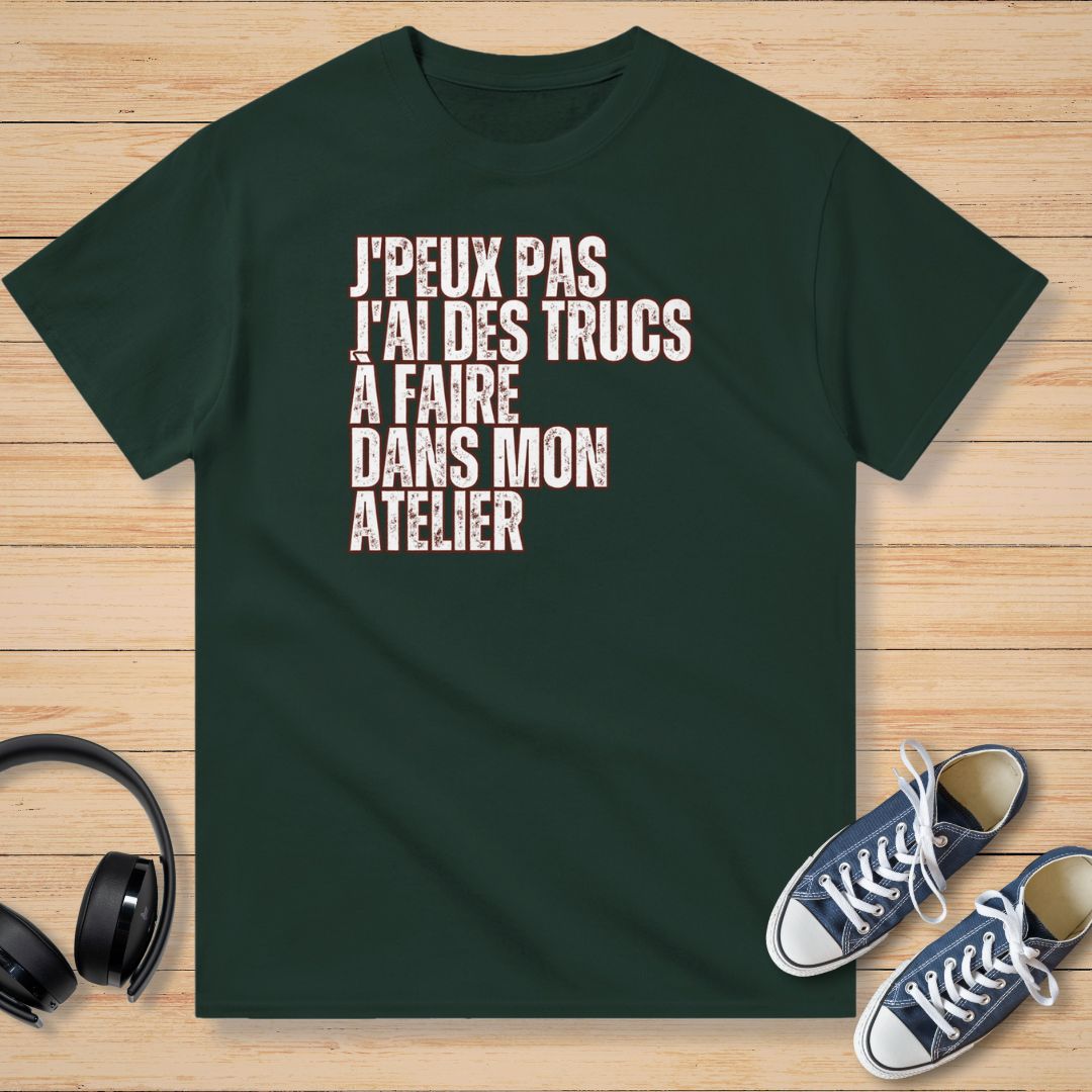 J'Peux Pas Mon Atelier T-Shirt Forest Green