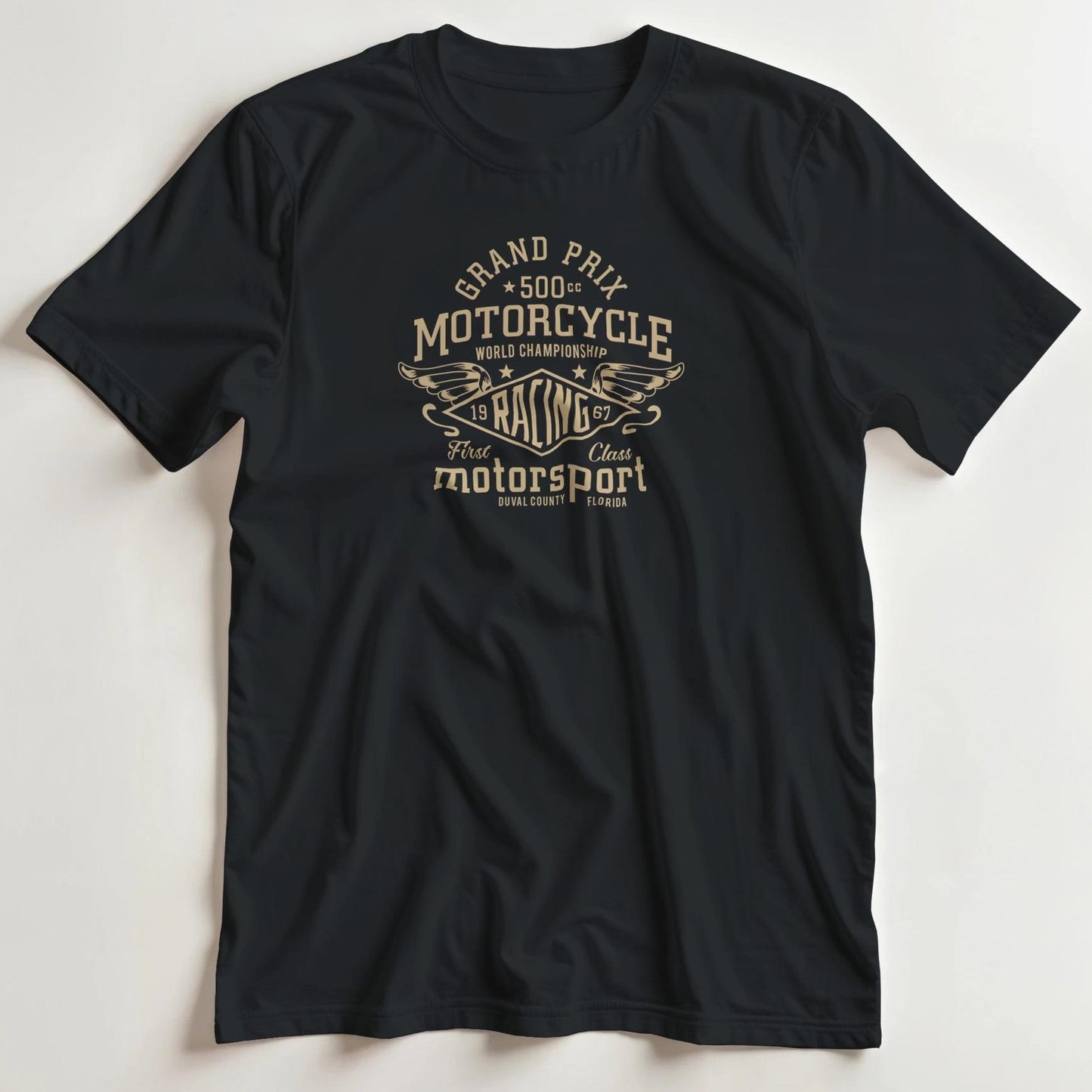 T-shirt en coupe unisexe et 100% coton en Noir S imprimé avec un design Duval County T-Shirt .