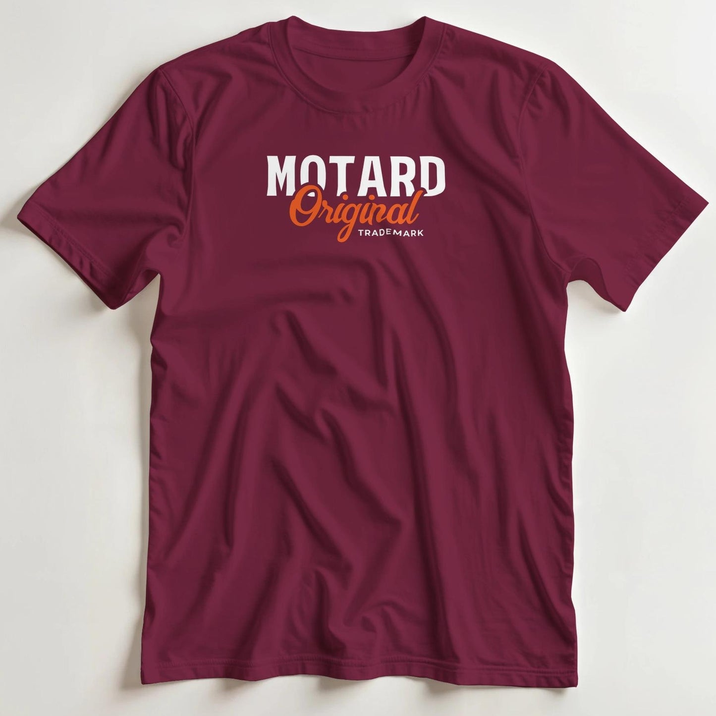T-shirt en coupe unisexe et 100% coton en Bordeaux 3XL imprimé avec un design Original Trademark T-Shirt .