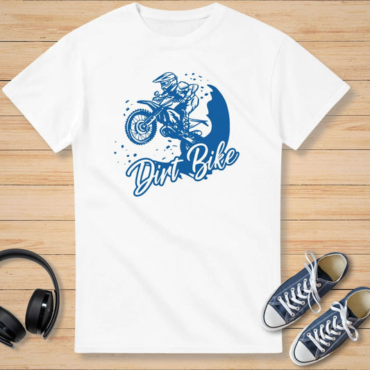 Dirt Bike T-Shirt Blanc