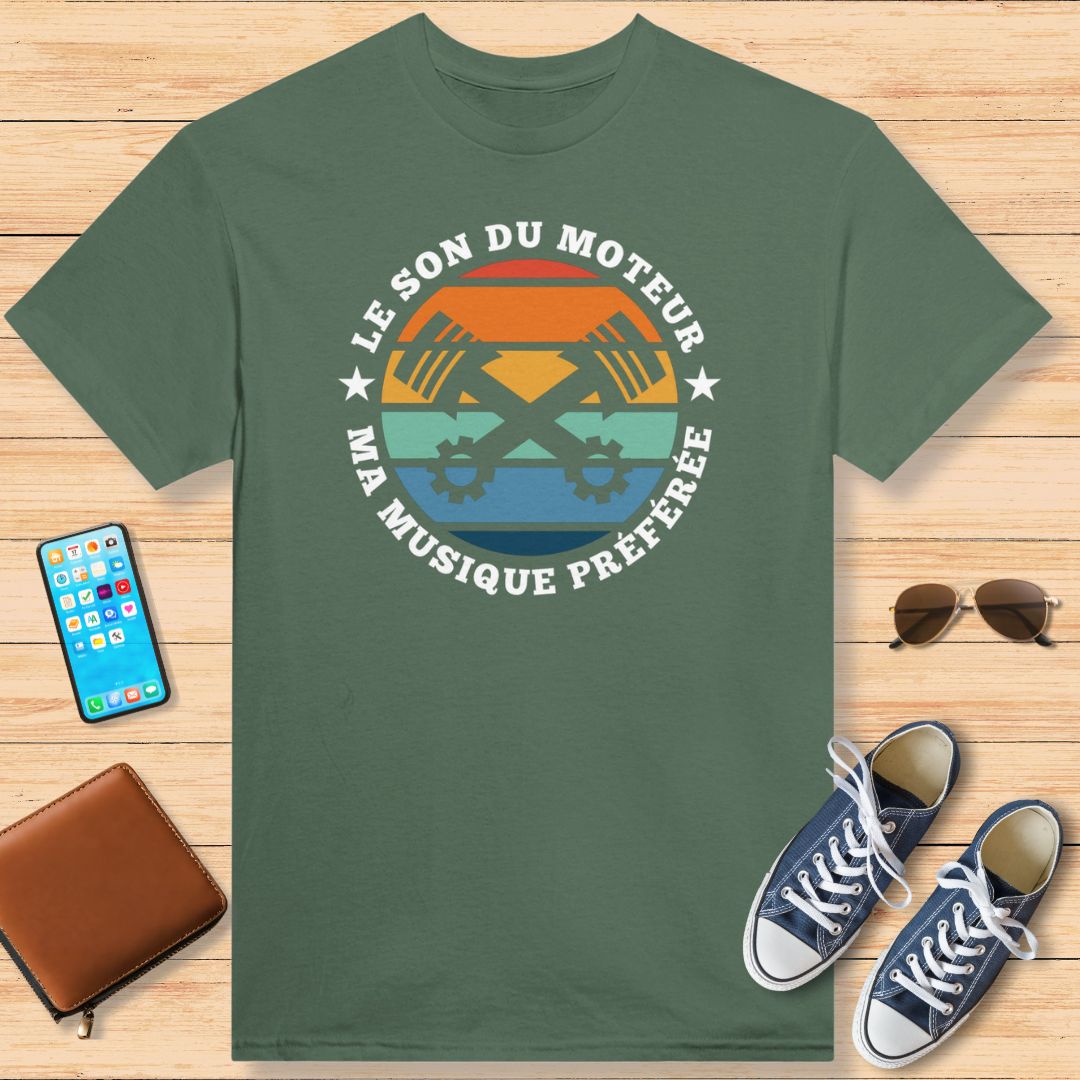 The Sound of the Engine, My Favorite Music T-Shirt