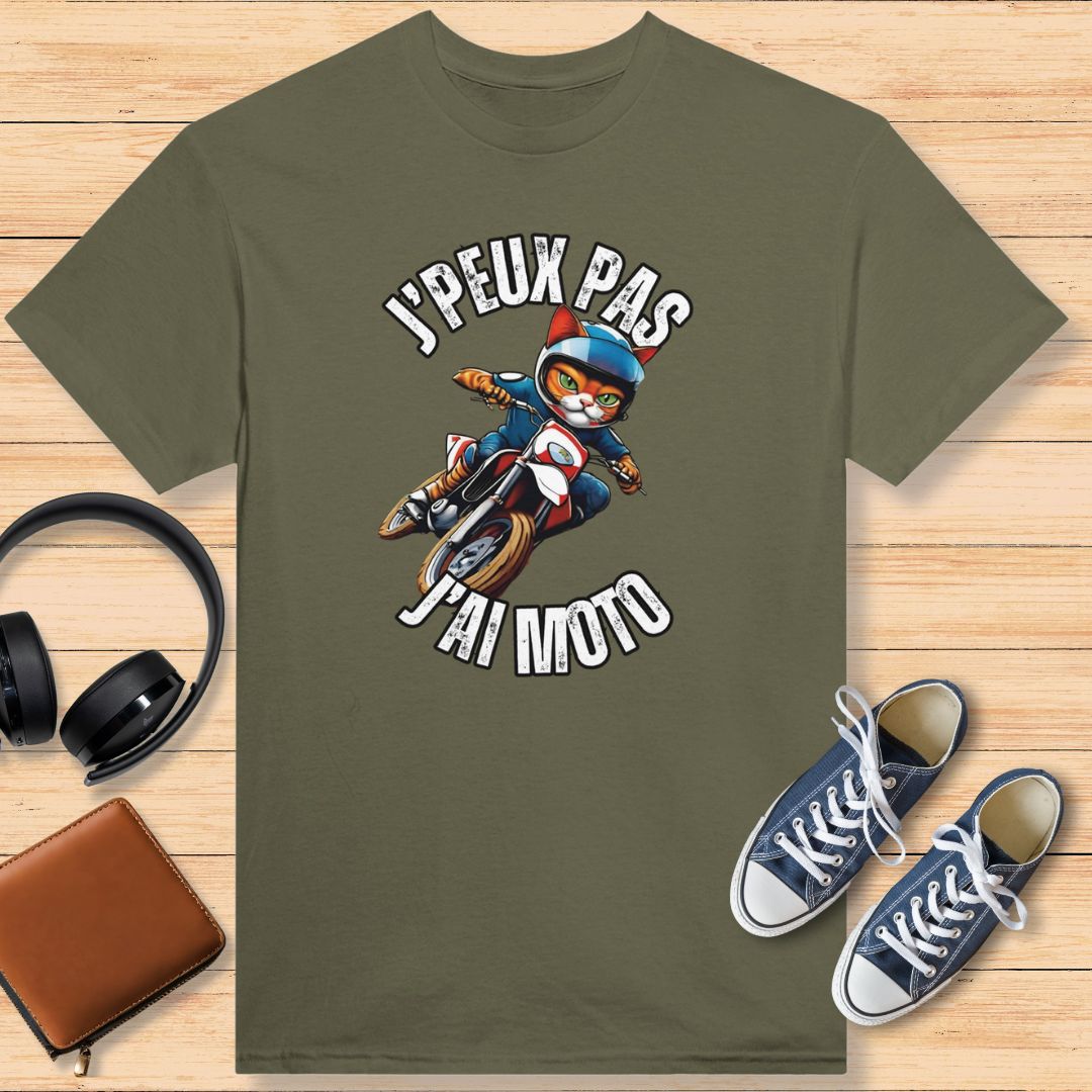 I Can't I Have Motorcycle T-shirt