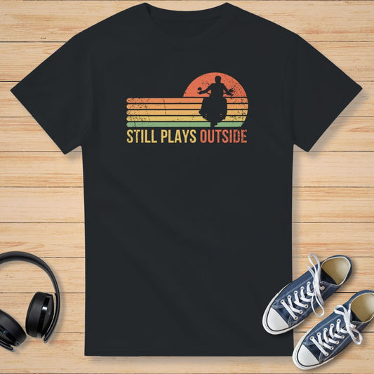 Plays Outside T-Shirt Black