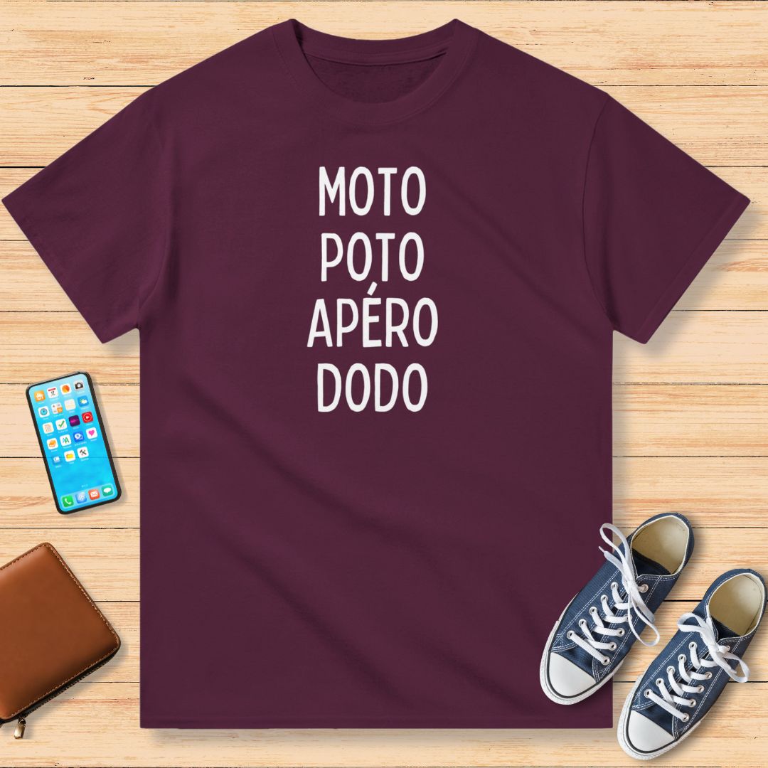 Moto Poto Apéro Dodo T-Shirt