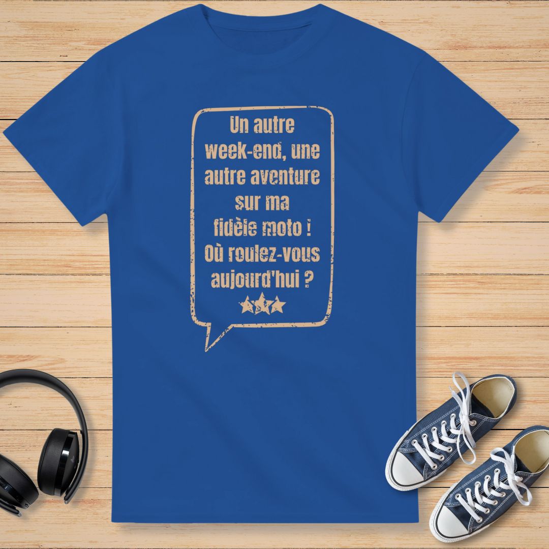 Un Autre Week-End T-Shirt Royal