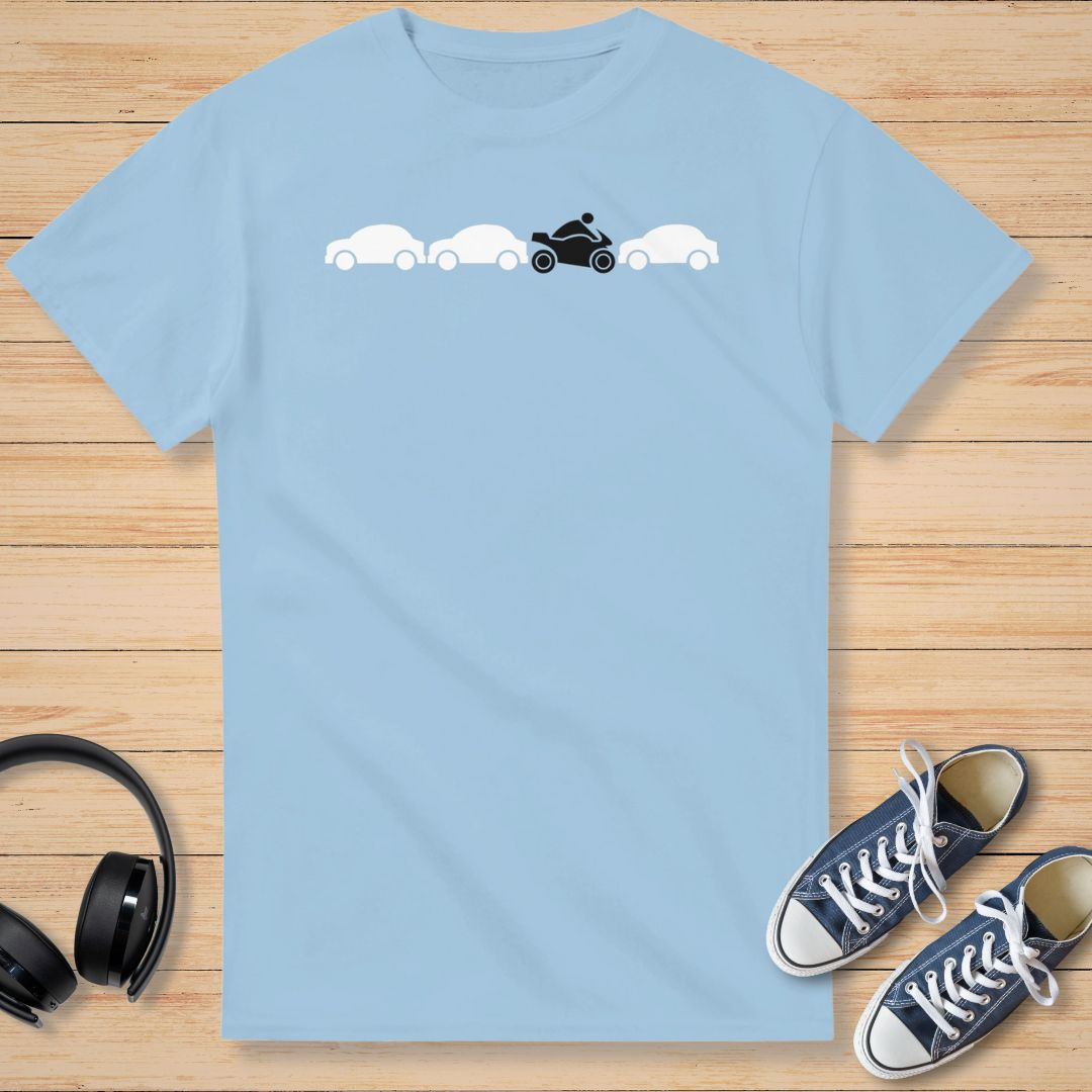 Mo(u)to(n) Noir T-Shirt Light Blue