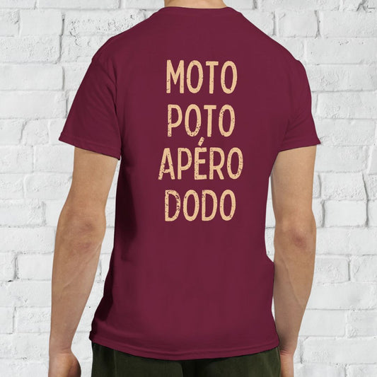 Poto Dos T-Shirt Bordeaux