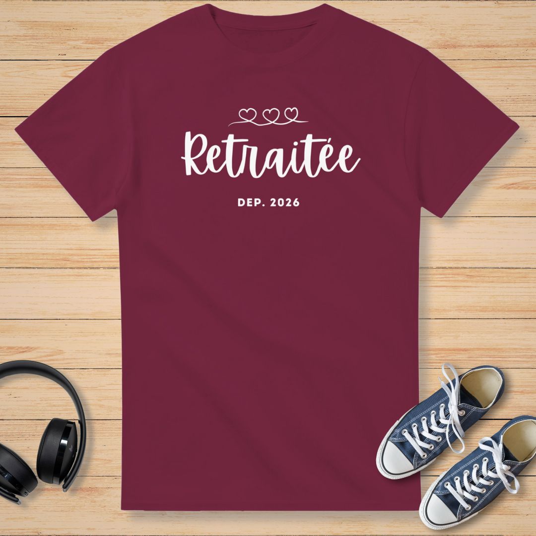 Retraitée 2026 T-Shirt
