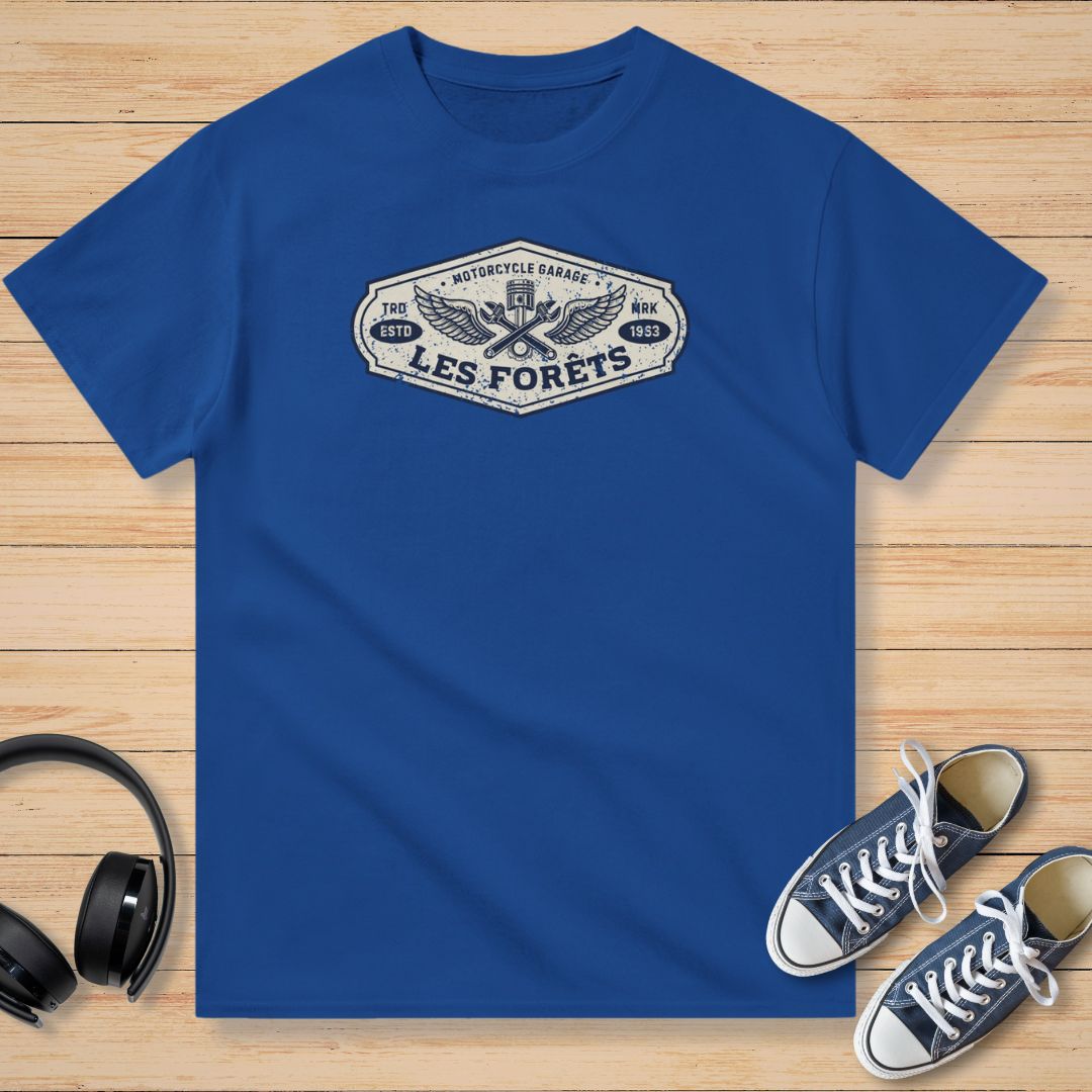 Les Forêts Garage T-Shirt Royal