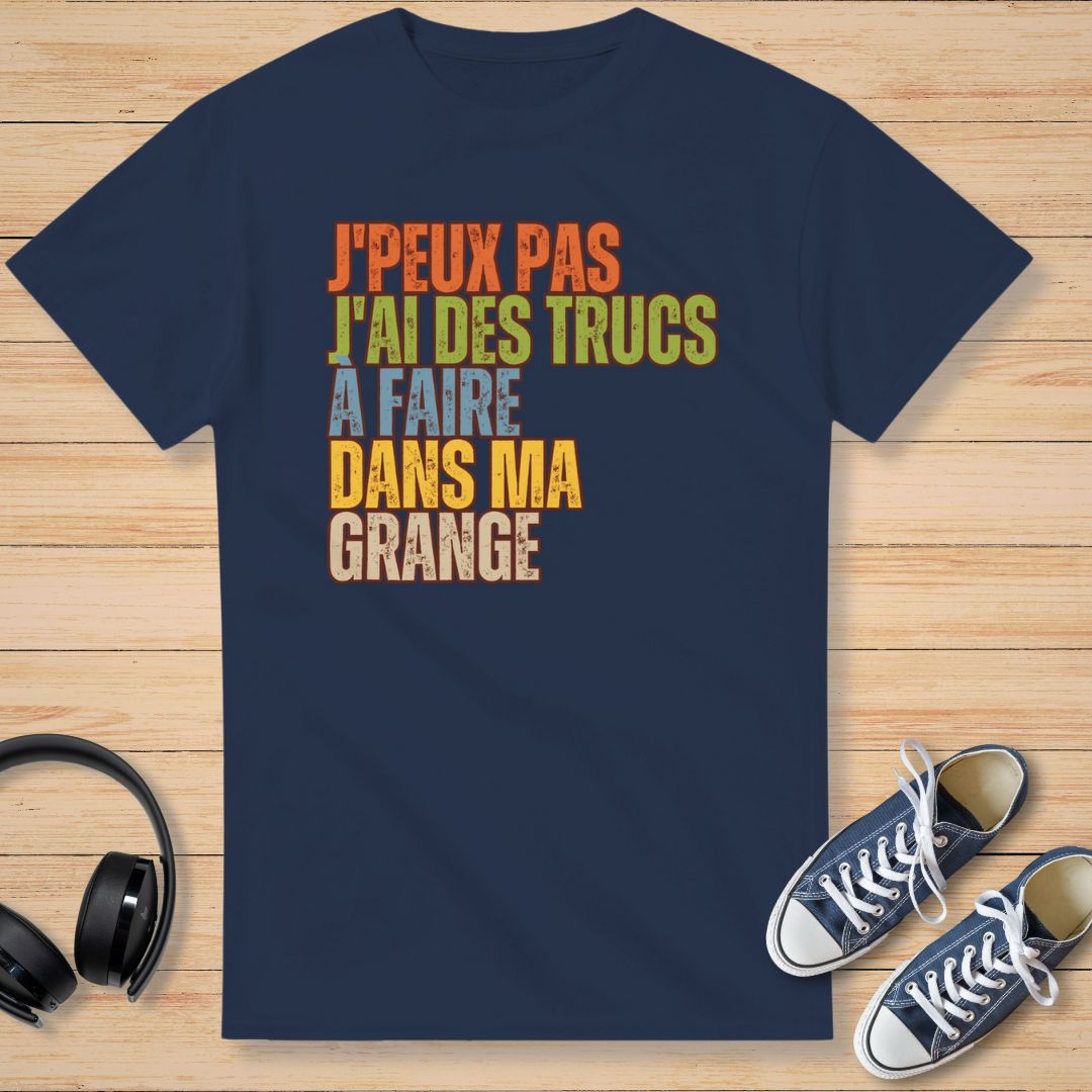 J'Peux Pas Grange T-Shirt Marine