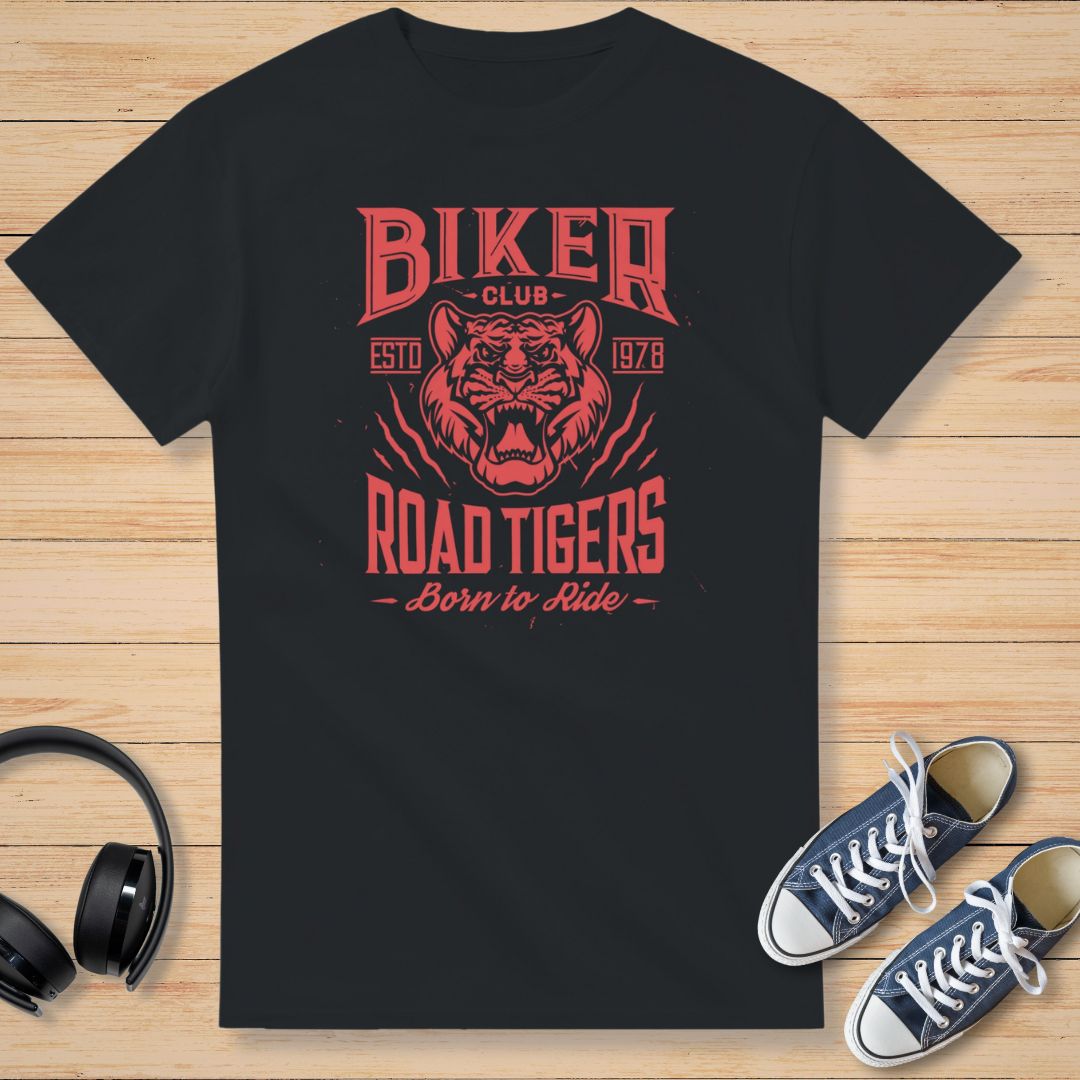 Road Tigers T-Shirt Noir