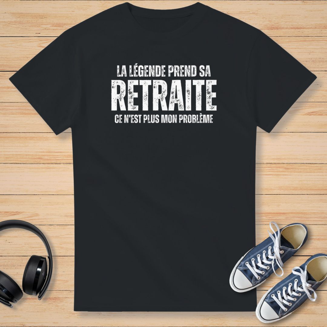 Sa Retraite T-Shirt Noir