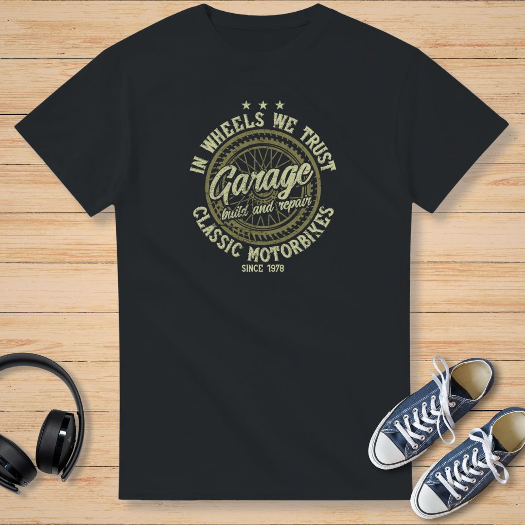 Wheels We Trust T-Shirt Black