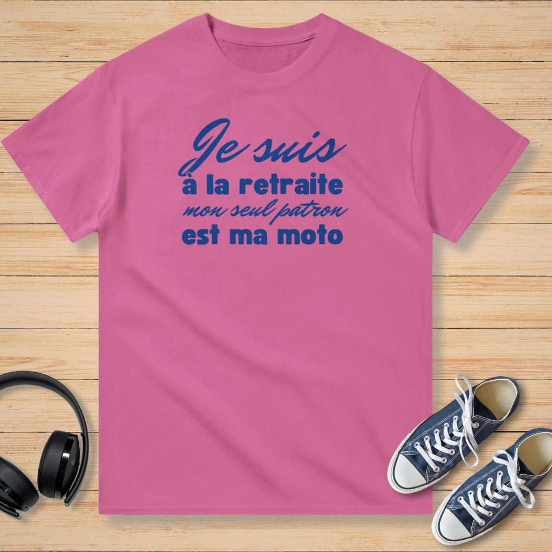 À La Retraite Bleu T-Shirt Azalée