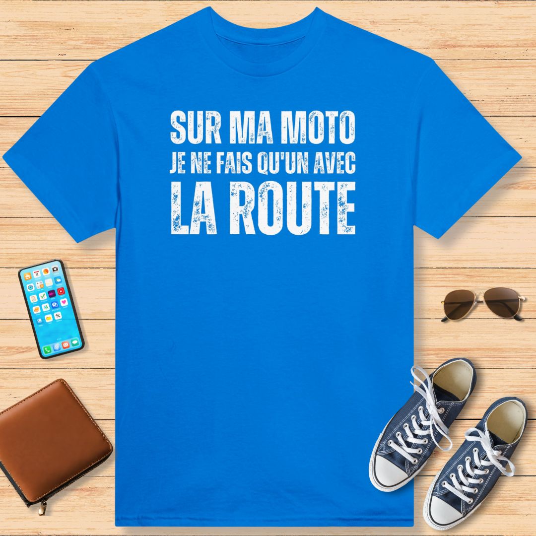 On My Motorcycle The Road T-Shirt