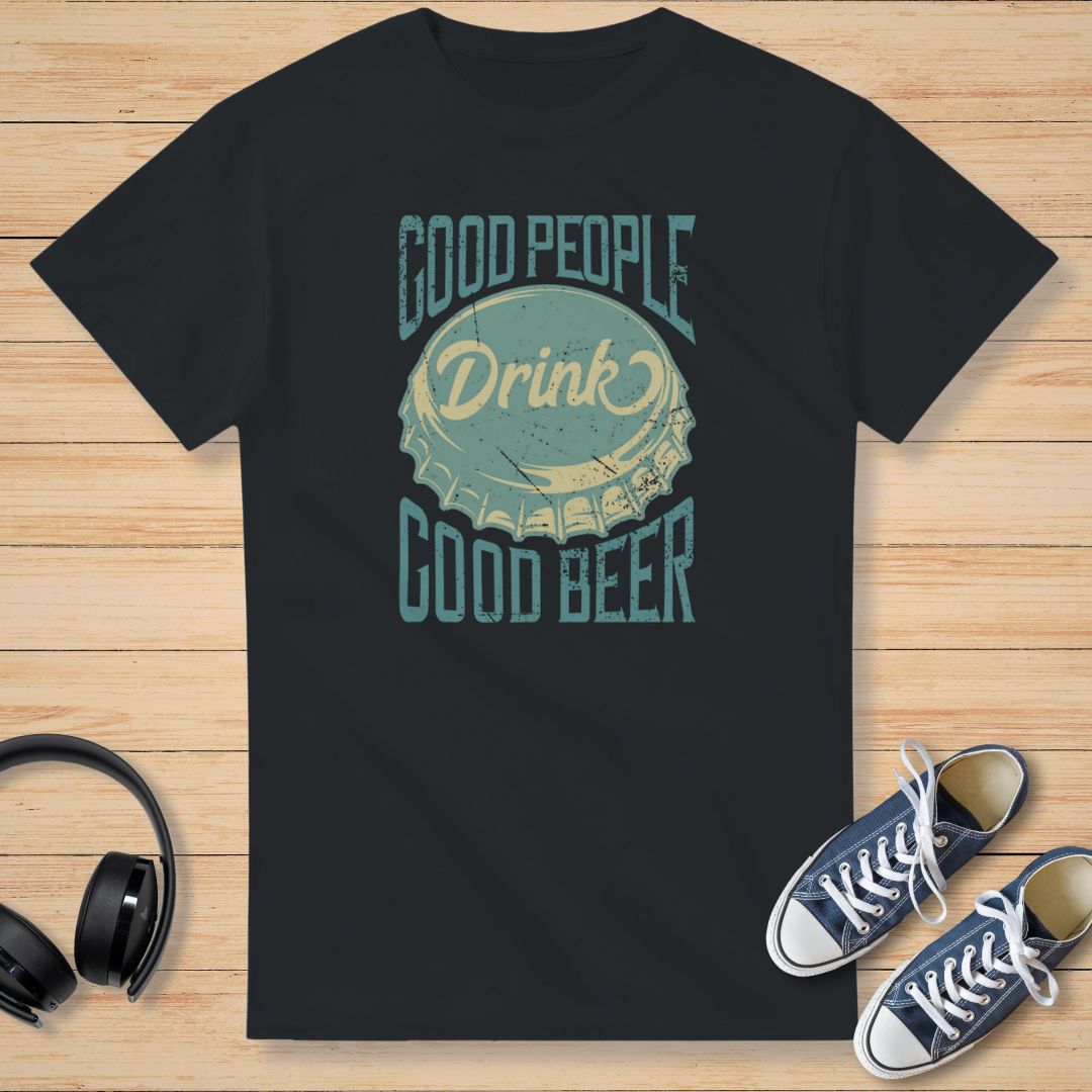 Good Beer T-Shirt Black