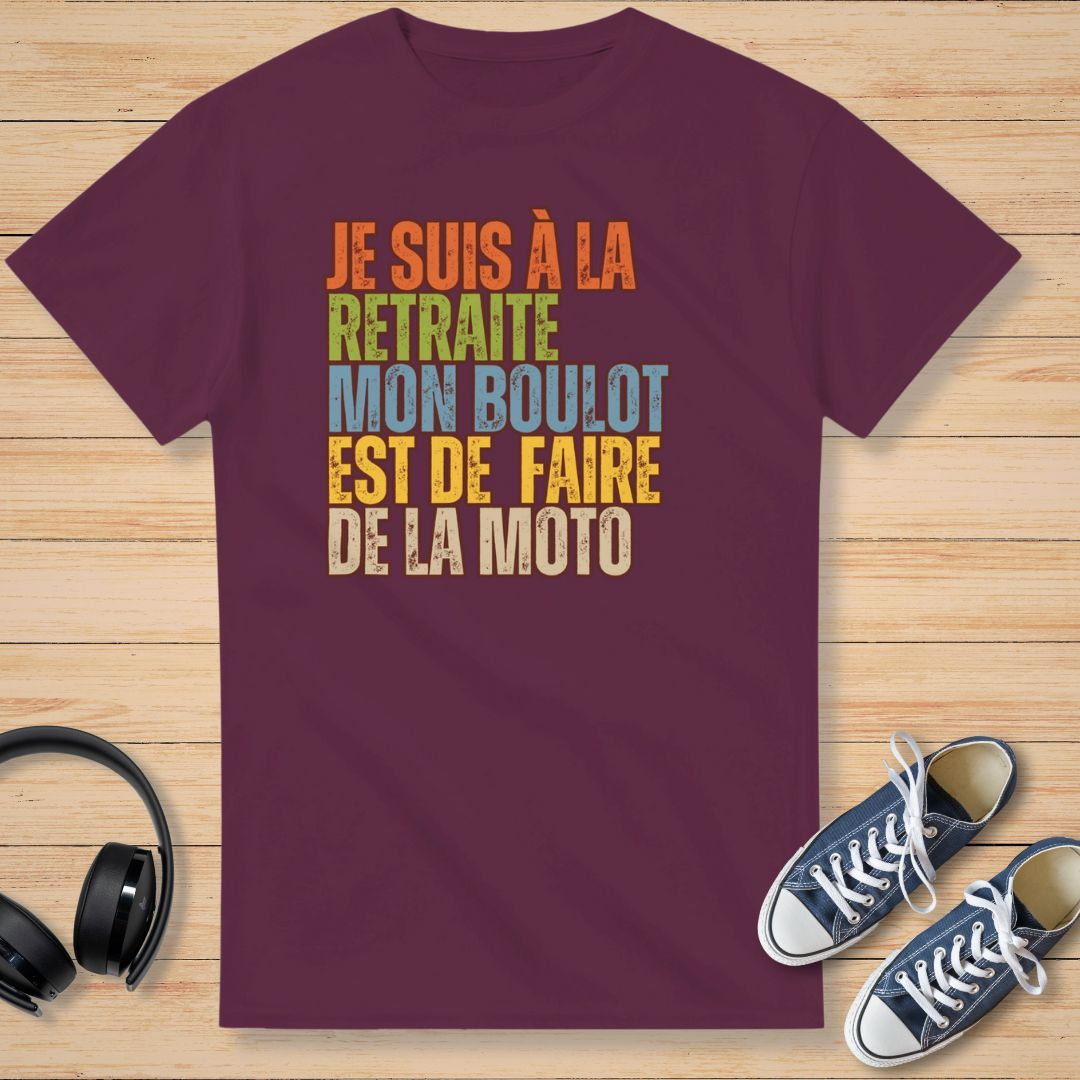 Mon Boulot T-Shirt Bordeaux