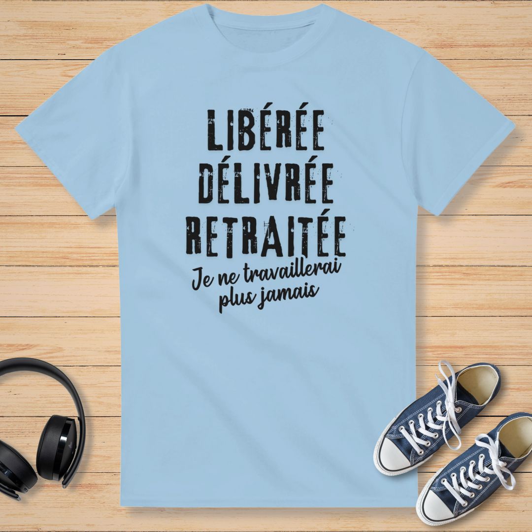 Libérée N T-Shirt Light Blue