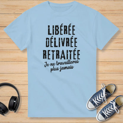 Libérée N T-Shirt Light Blue