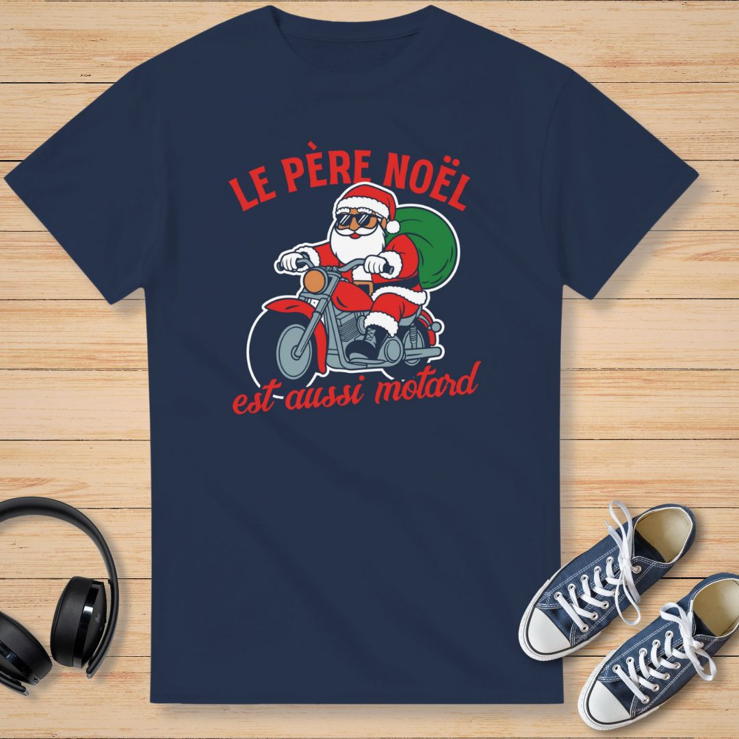 Le Père Noël T-Shirt Marine