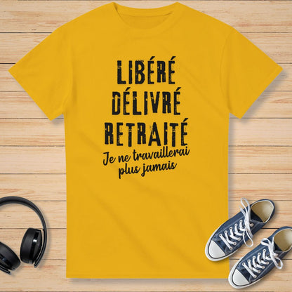 Libéré N T-Shirt Or