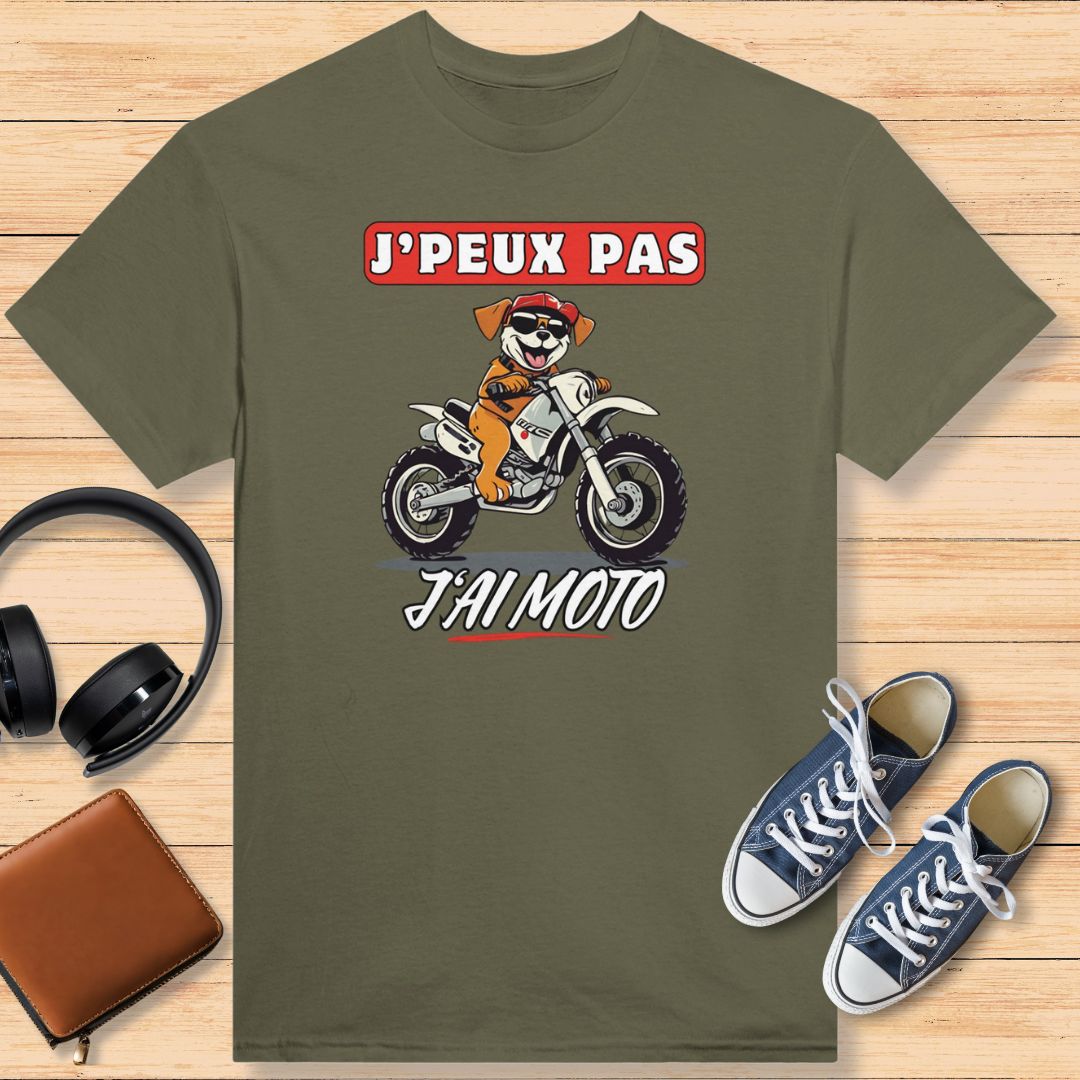 I Can't I Have Motorcycle T-shirt