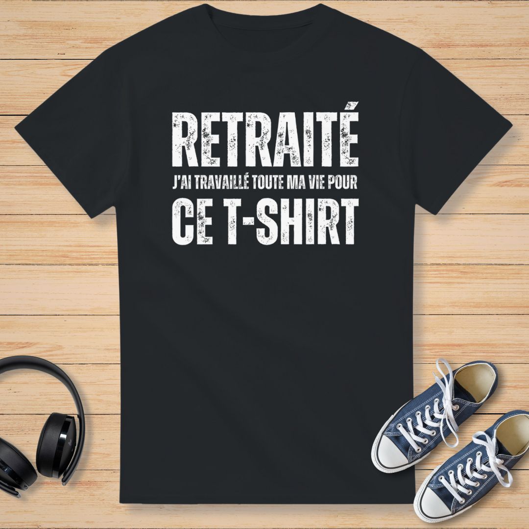 Toute Ma Vie T-Shirt Noir