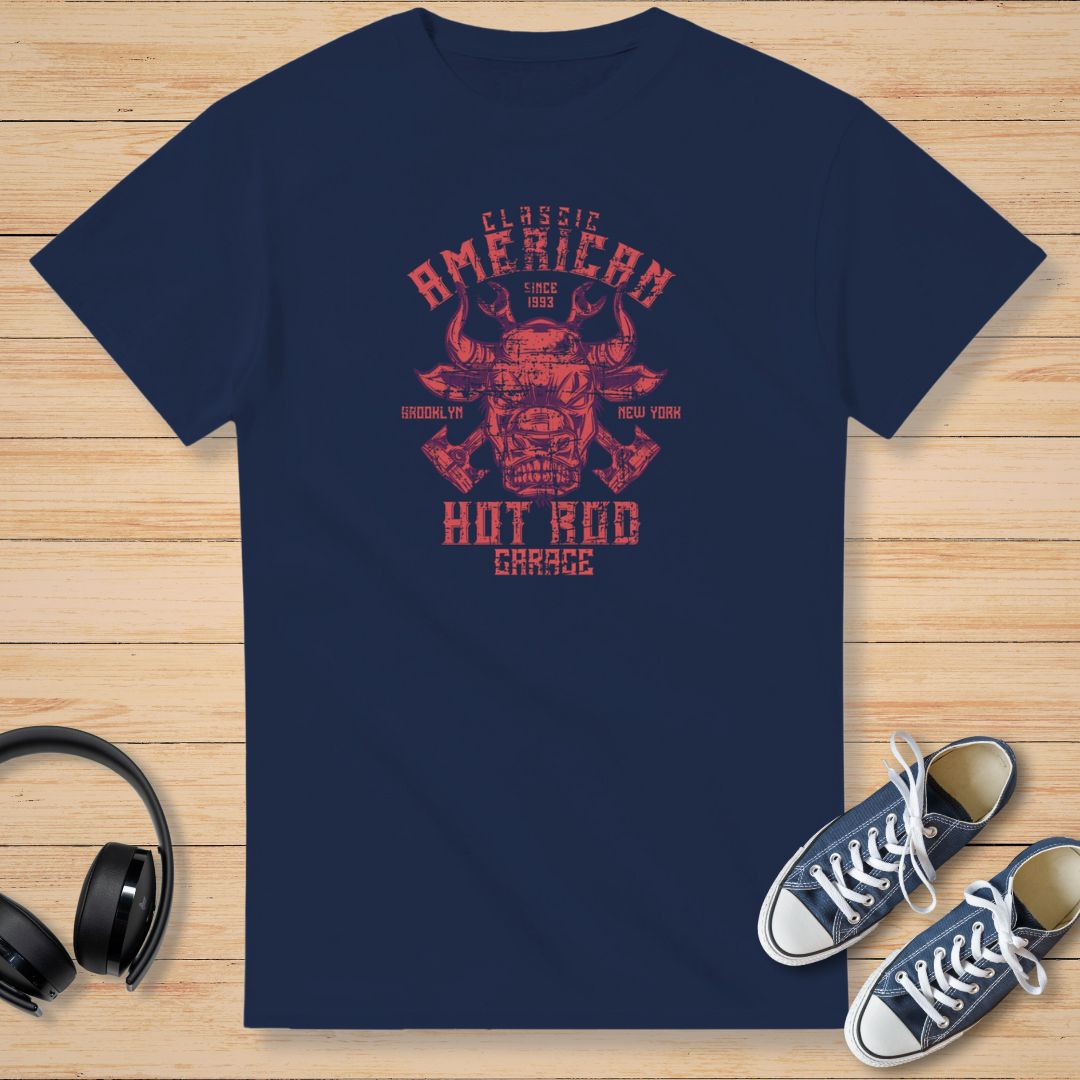 Hot Rod T-Shirt Navy