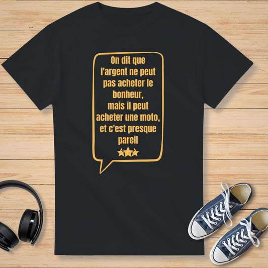 On Dit Moto T-Shirt Noir