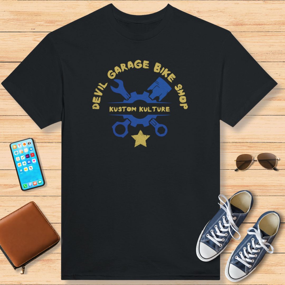 Devil Garage Bike Shop T-Shirt