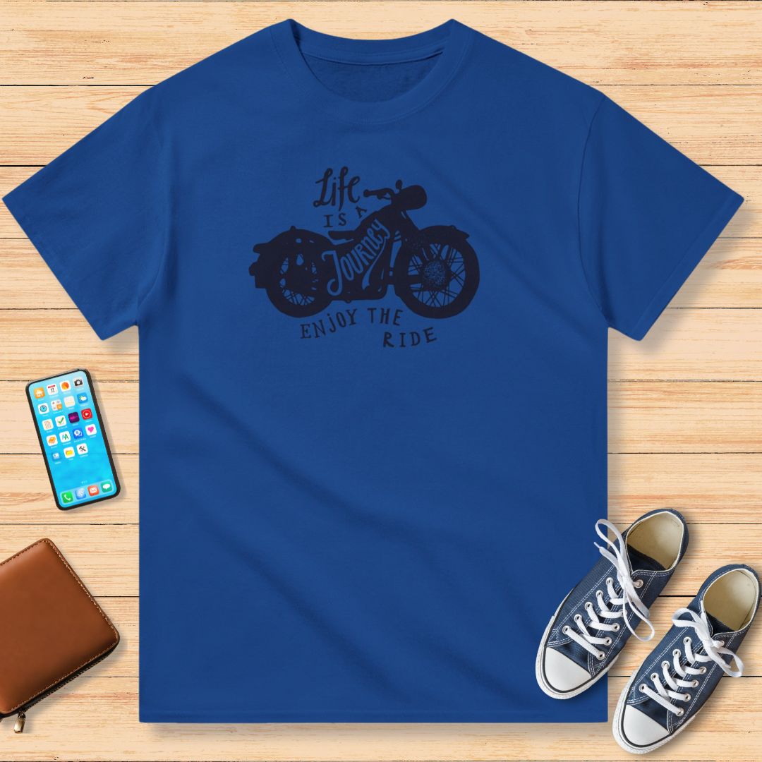 Life Is A Journey Motorcycle T-Shirt