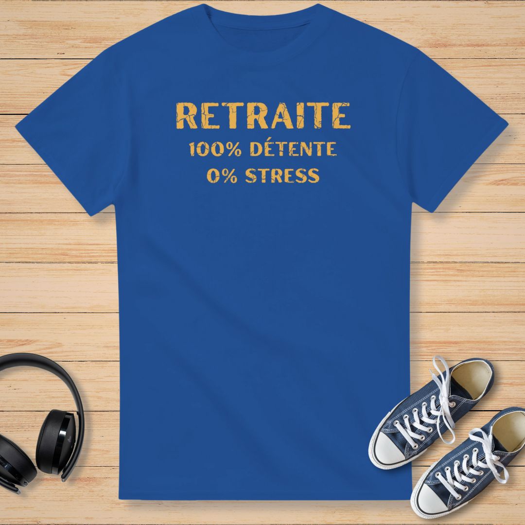 0% Stress T-Shirt Royal