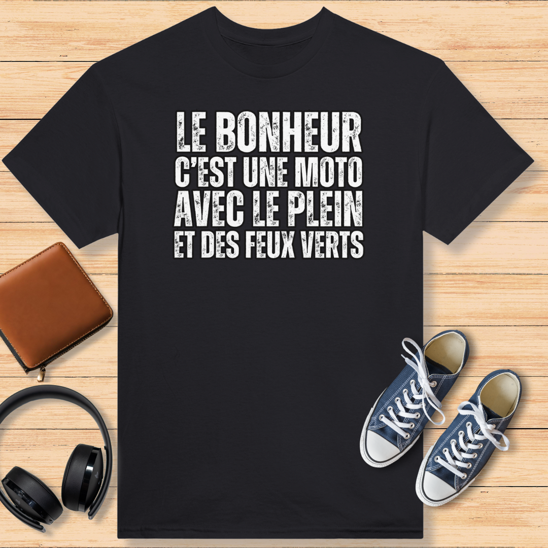 Le Bonheur C’est Une Moto T-Shirt