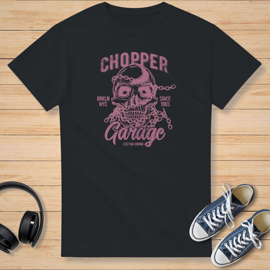 Chopper Garage T-Shirt Black