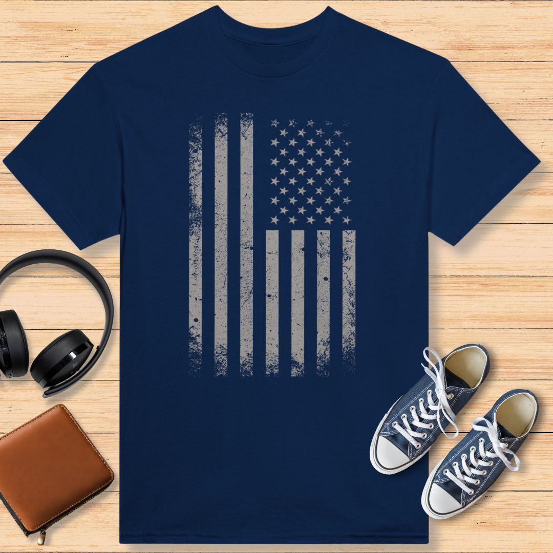 USA Flag Washed T-Shirt