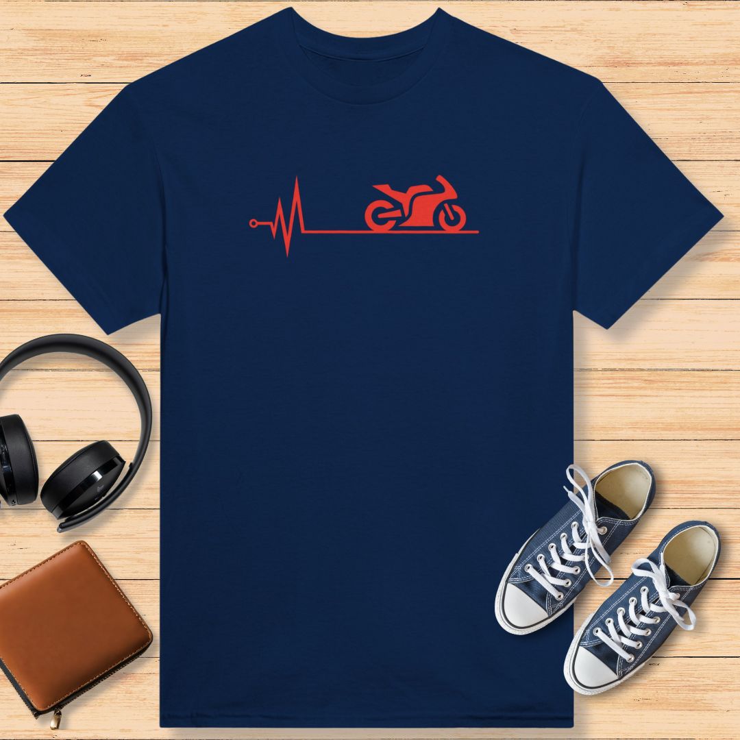 Battement de Coeur Rouge T-Shirt